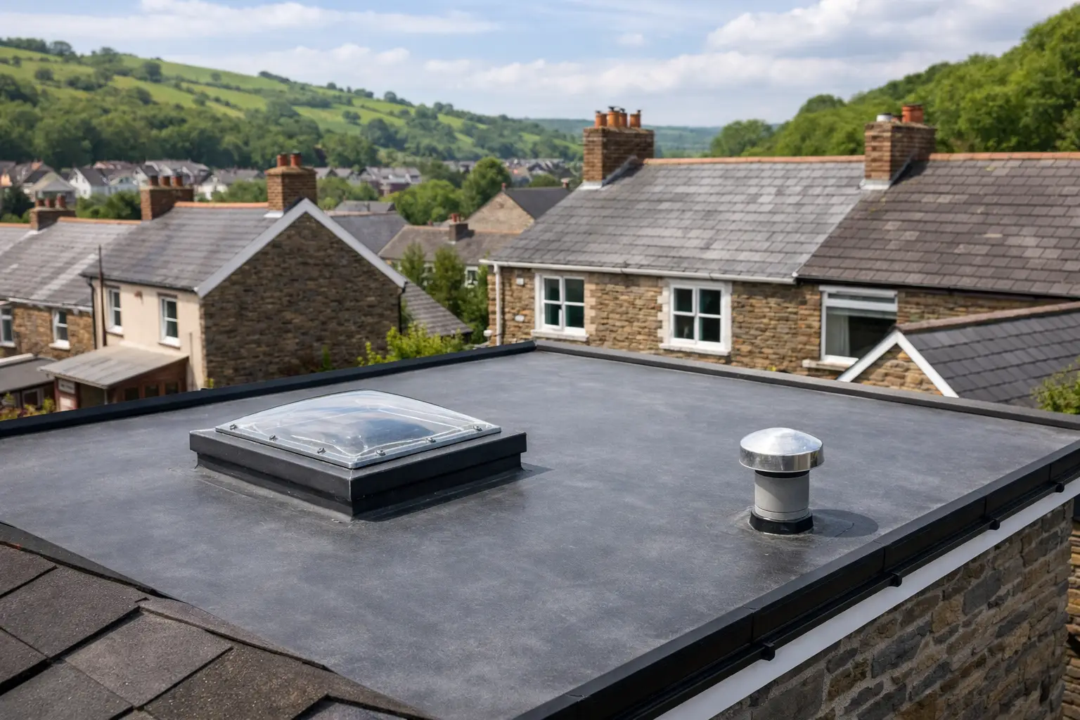 EPDM Flat Roof Review for South Wales Homes