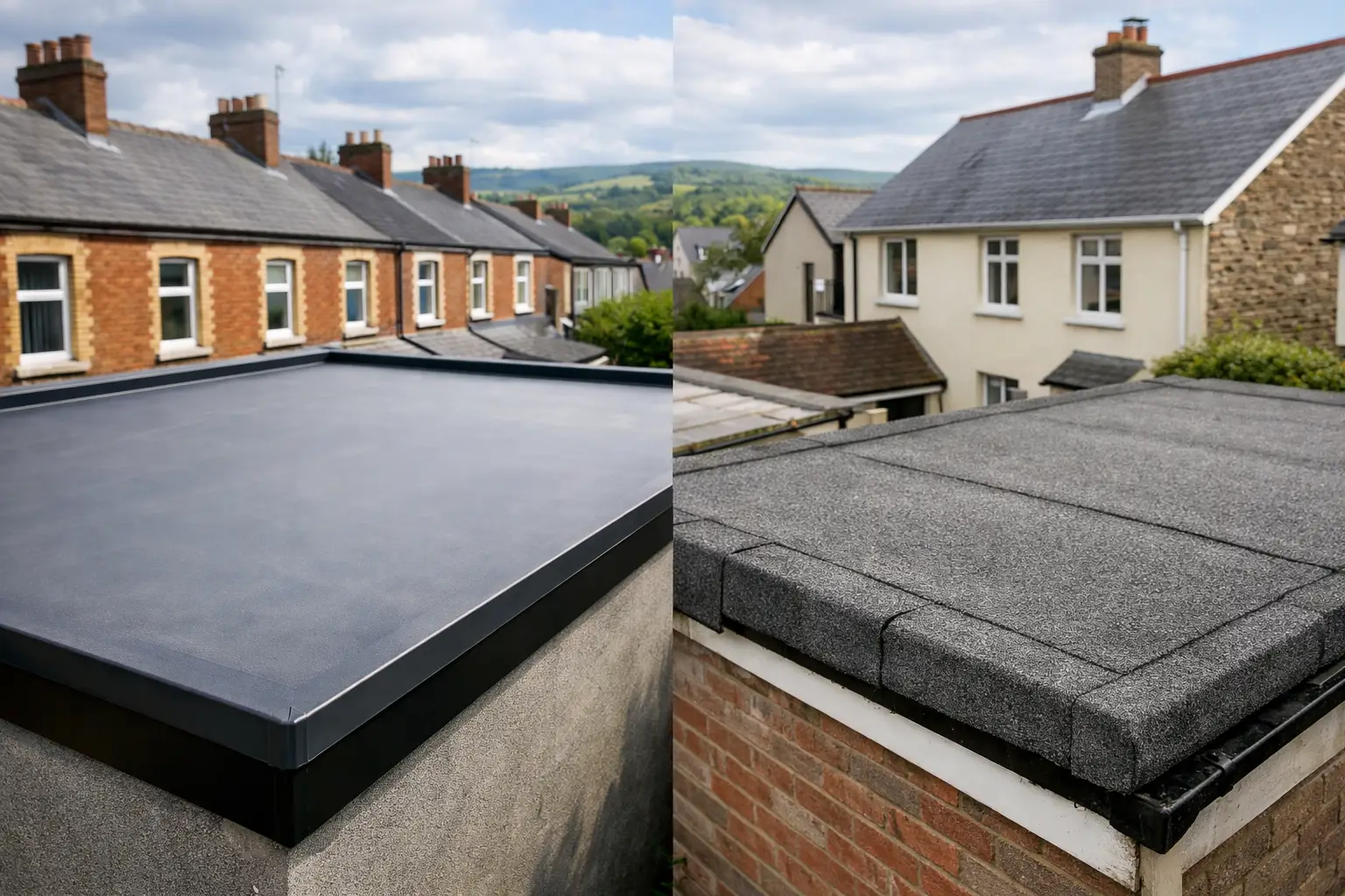 EPDM vs Felt Roofing for South Wales Homes