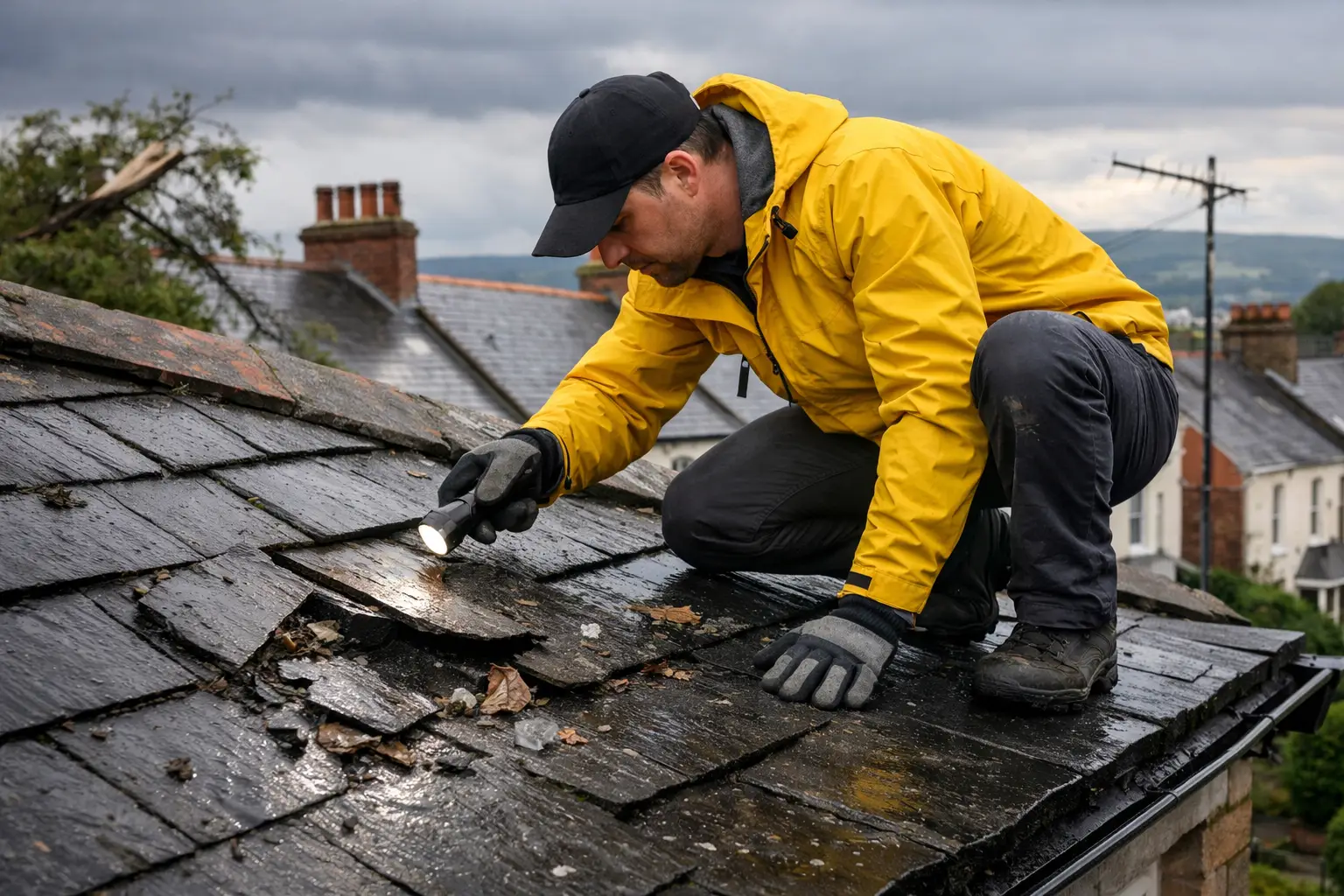 How to Check Storm Damage on Your Roof Safely